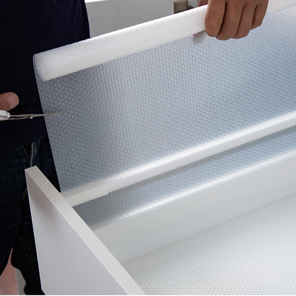 1 Roll Useful Waterproof Kitchen Table Mat Drawers Cabinet Shelf Liners Non Slip Cupboard Placemat Home Organization Accessories
1 Roll Useful Waterproof Kitchen Table Mat Drawers Cabinet Shelf Liners Non Slip Cupboard Placemat Home Organization Accessories