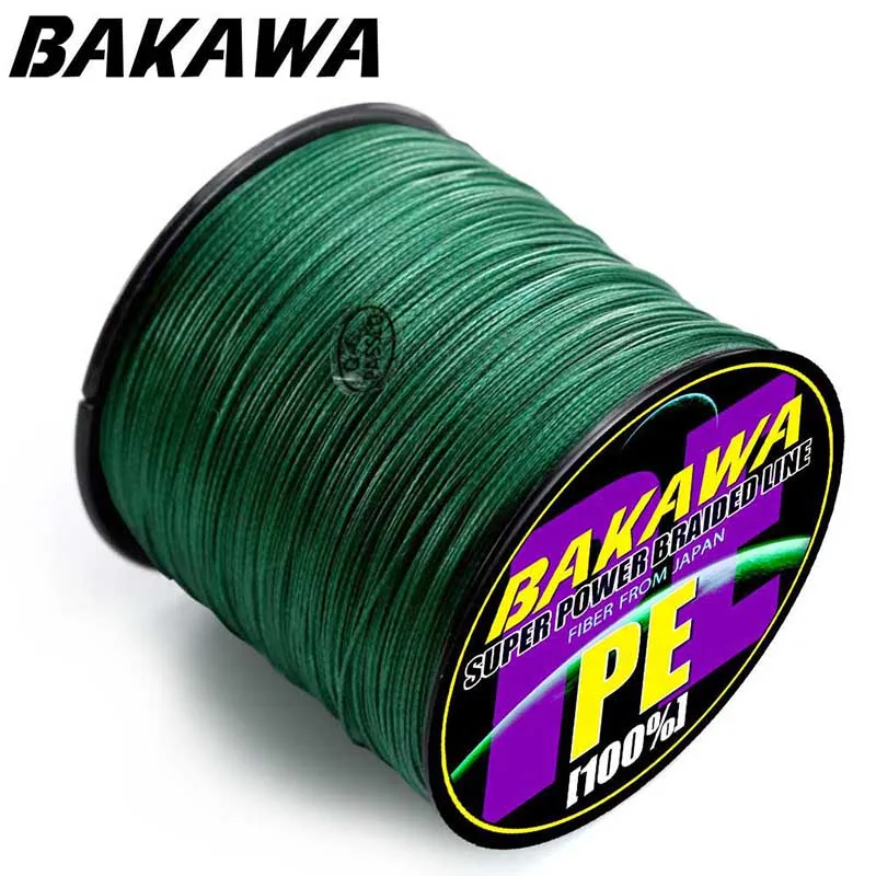 BAKAWA 500M Pesca Fly Fishing Line 4 Strand PE Carp Braided Wire Peche Sea Spinning Multifilamento Cord 10~120LB 100% PE SUPER X
BAKAWA 500M Pesca Fly Fishing Line 4 Strand PE Carp Braided Wire Peche Sea Spinning Multifilamento Cord 10~120LB 100% PE SUPER X