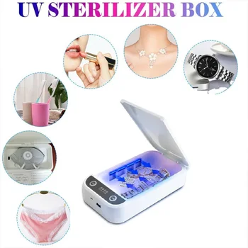 UV Sterilizer For Mobile Phone Watch Toothbrush Keys Disinfection LED Nail Tools Tweezers Disinfector Box Ultraviolet Sanitizing
UV Sterilizer For Mobile Phone Watch Toothbrush Keys Disinfection LED Nail Tools Tweezers Disinfector Box Ultraviolet Sanitizing