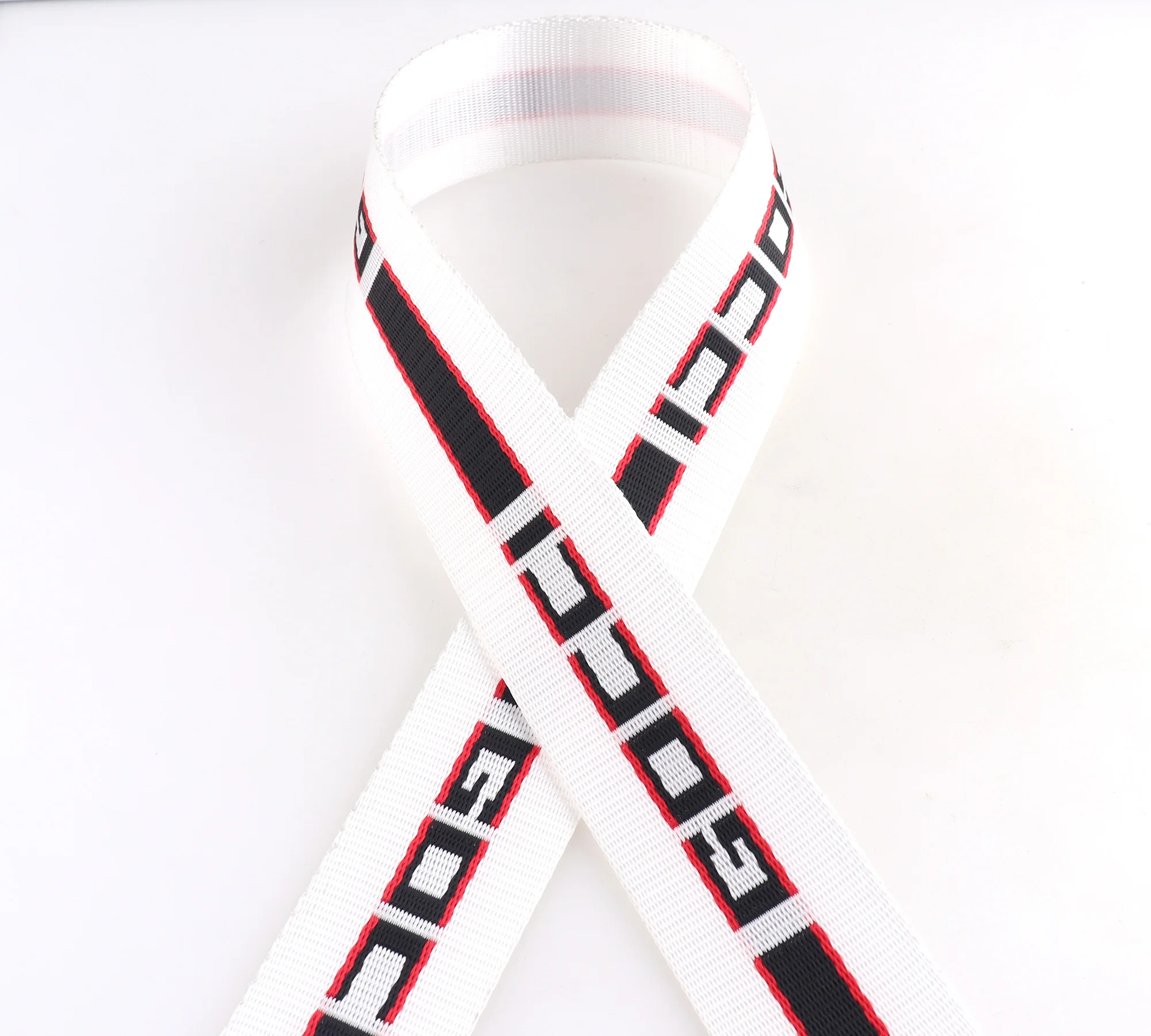 1.5inch striped alphabet white webbing Polyester webbing Nylon cotton webbing Strap for handbag Dog Collar garment backcack Belt
1.5inch striped alphabet white webbing Polyester webbing Nylon cotton webbing Strap for handbag Dog Collar garment backcack Belt