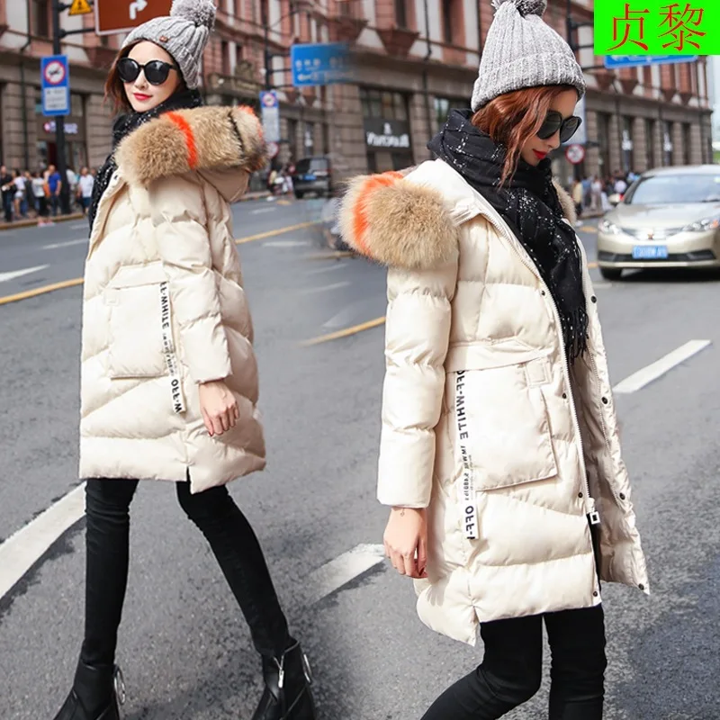 Down Jacket Cotton-padded Clothes Women's Mid-length Cotton-padded Jacket 2018 New Style Korean-style A- line Large Fur Collar C
Down Jacket Cotton-padded Clothes Women's Mid-length Cotton-padded Jacket 2018 New Style Korean-style A- line Large Fur Collar C