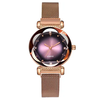 Top Brand Starry Sky Watch For Women Rose Gold Mesh Magnet Quartz Wristwatch Gradient Ladies Wrist Watches relogio feminino
Top Brand Starry Sky Watch For Women Rose Gold Mesh Magnet Quartz Wristwatch Gradient Ladies Wrist Watches relogio feminino