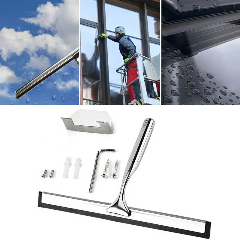 Stainless Wiper Wiper with Suction Hook Shower Glass Door Squeegee Stainless Steel Glass Window Squeegee for Bathroom
Stainless Wiper Wiper with Suction Hook Shower Glass Door Squeegee Stainless Steel Glass Window Squeegee for Bathroom