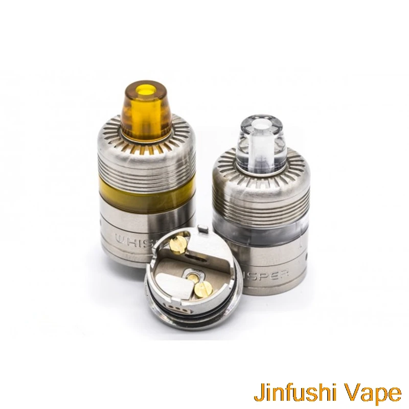 New Style RDTA SOA Whisper V1.5 RDA RTA RDTA MTL DTL Atomizer 2 in 1 Vapor Tank 22mm with Pin BF for 510 Mech Box Vape Mods
New Style RDTA SOA Whisper V1.5 RDA RTA RDTA MTL DTL Atomizer 2 in 1 Vapor Tank 22mm with Pin BF for 510 Mech Box Vape Mods