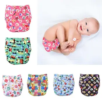 1PC Cute Baby Washable Diaper Reusable Cloth Nappies Infants Training Pants Panties Nappy Changing One Size for Baby Care Props
1PC Cute Baby Washable Diaper Reusable Cloth Nappies Infants Training Pants Panties Nappy Changing One Size for Baby Care Props