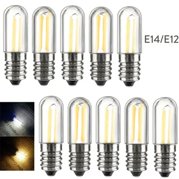 10pcs/Lots Dimmable Mini E14 E12 LED Fridge Freezer Filament Light COB Bulbs 1W 2W 4W Warm/ Cold White Lamp 110V 220V 
10pcs/Lots Dimmable Mini E14 E12 LED Fridge Freezer Filament Light COB Bulbs 1W 2W 4W Warm/ Cold White Lamp 110V 220V