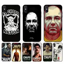Чехол Yinuoda El Chapo Bling для iPhone 11 8 7 6 6S Plus X XS MAX 5 5S SE 2020 XR pro|Бамперы|