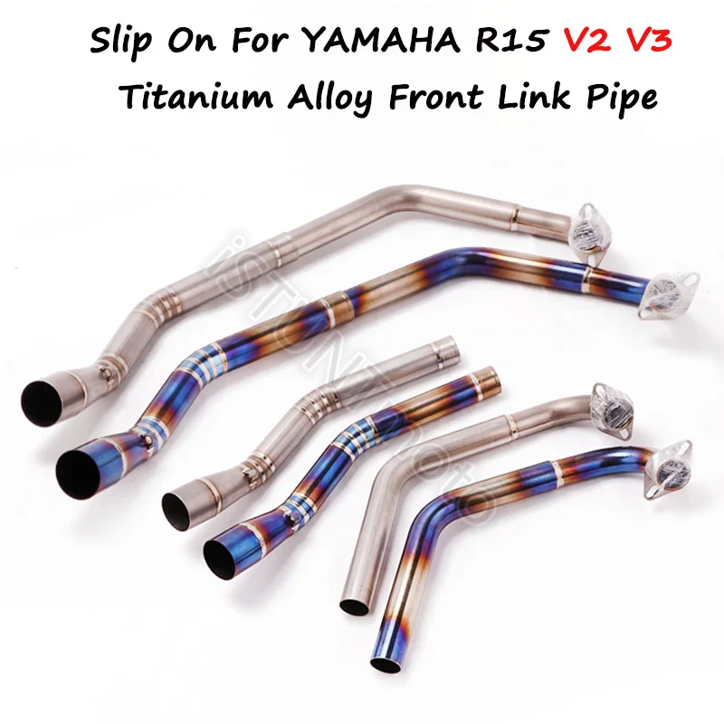 Slip On For R15 V2 V3 Motorcycle Exhaust Escape Modified Muffler Titanium Alloy Front Connection Tube Middle Link Pipe
Slip On For R15 V2 V3 Motorcycle Exhaust Escape Modified Muffler Titanium Alloy Front Connection Tube Middle Link Pipe