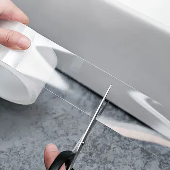 3/5cm Nano Bathroom Kitchen Mildewproof Waterproof Acrylic Transparent Tape Sink Gap Toilet Corner Line Seal Strip Sticker Trace
3/5cm Nano Bathroom Kitchen Mildewproof Waterproof Acrylic Transparent Tape Sink Gap Toilet Corner Line Seal Strip Sticker Trace