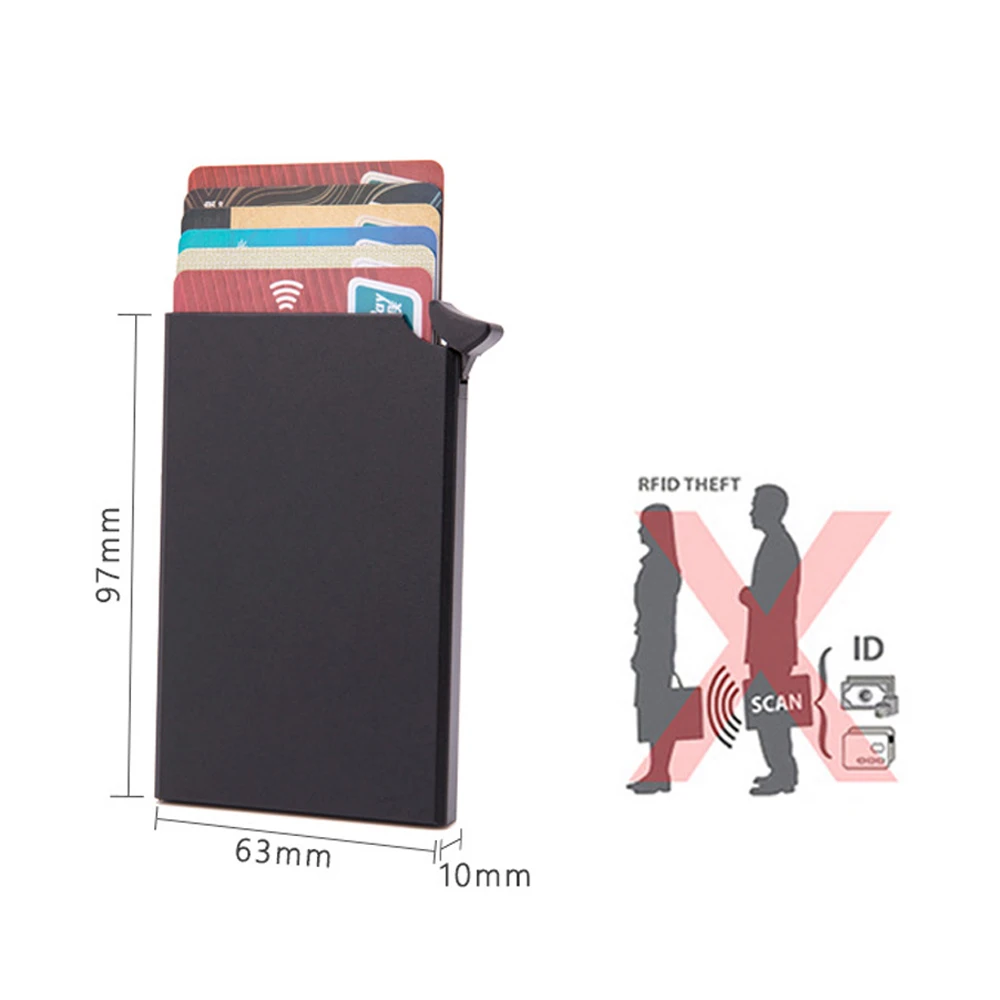 2020 New RFID Credit Card Holder Anti-theft Smart Wallet Thin ID Card Case Unisex Automatically Solid Metal Card Wallet Various
2020 New RFID Credit Card Holder Anti-theft Smart Wallet Thin ID Card Case Unisex Automatically Solid Metal Card Wallet Various