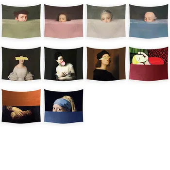 Creativity Character Famous Painting Works View Peach Skin Background Tapestry Digital Printing Decorative Cloth
Creativity Character Famous Painting Works View Peach Skin Background Tapestry Digital Printing Decorative Cloth