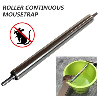 

201 Stainless Steel Mice Control Trap Instant Powerful Humane Mice Killer Auto Rolling Rat Mouse Trap