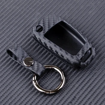 DWCX Carbon Fiber Texture Car Key Remote Smart Fob Cover Case Holder Shell with Chain Rubber Fit for Audi A1 A3 S3 Q3 Q7 TT
DWCX Carbon Fiber Texture Car Key Remote Smart Fob Cover Case Holder Shell with Chain Rubber Fit for Audi A1 A3 S3 Q3 Q7 TT