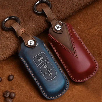 Genuine Leather Car Key Case Bag 2/3 Buttons For Mazda 3 6 CX-3 CX-4 CX-5 CX7 CX-9 RX8 Axela ATENZA Car Key Protector Cover
Genuine Leather Car Key Case Bag 2/3 Buttons For Mazda 3 6 CX-3 CX-4 CX-5 CX7 CX-9 RX8 Axela ATENZA Car Key Protector Cover