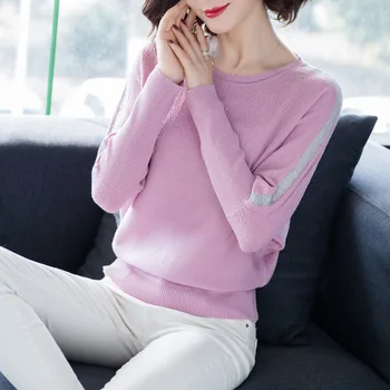 Bat Sleeve Knitting Shirt Female 2019 Season Long Sleeve Loose Slim Big Code Sweater
Bat Sleeve Knitting Shirt Female 2019 Season Long Sleeve Loose Slim Big Code Sweater