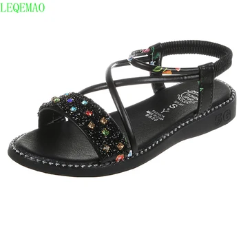 Women Ladies Crystal Flat Bohemia Sandals Beach Casual Peep Toe Shoes Sexy High Quality Outside Summer Ladies Shoes 
Women Ladies Crystal Flat Bohemia Sandals Beach Casual Peep Toe Shoes Sexy High Quality Outside Summer Ladies Shoes