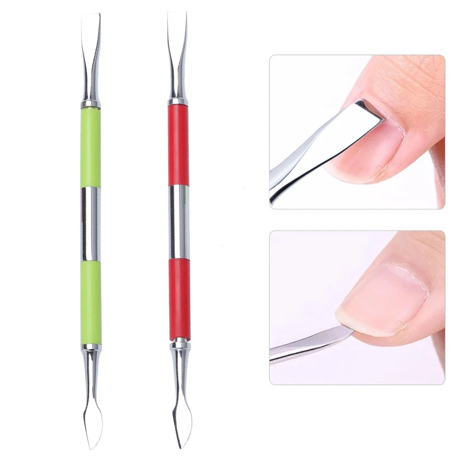 1pcs Dual-end Stainless Steel Nail Cuticle Pusher UV Gel Polish Remover Trimmer Dead Skin Cleaning Pen Manicure Tool JI660
1pcs Dual-end Stainless Steel Nail Cuticle Pusher UV Gel Polish Remover Trimmer Dead Skin Cleaning Pen Manicure Tool JI660