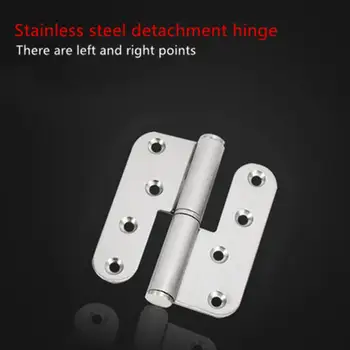4 inch 1PCS thick stainless steel rounded detachable hinge fire door flag door hinge folding flat hinge
4 inch 1PCS thick stainless steel rounded detachable hinge fire door flag door hinge folding flat hinge