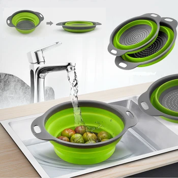 Collapsible Silicone Kitchen Vegetable and Fruit Bowl Sink Drain Basket Washing Tool
Collapsible Silicone Kitchen Vegetable and Fruit Bowl Sink Drain Basket Washing Tool