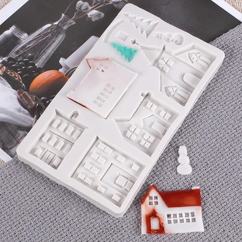 3D Christmas Party House Silicone Mold Fondant Cake Decorating Tools Chocolate Plaster Sugar Jelly Pastry Baking Mould
3D Christmas Party House Silicone Mold Fondant Cake Decorating Tools Chocolate Plaster Sugar Jelly Pastry Baking Mould