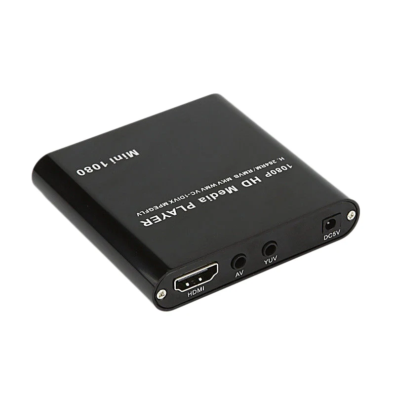 Mini Full HD 1080P Media Player Support HDMI/AV/USB/SD/MMC External HDD with EU Plug | Электроника