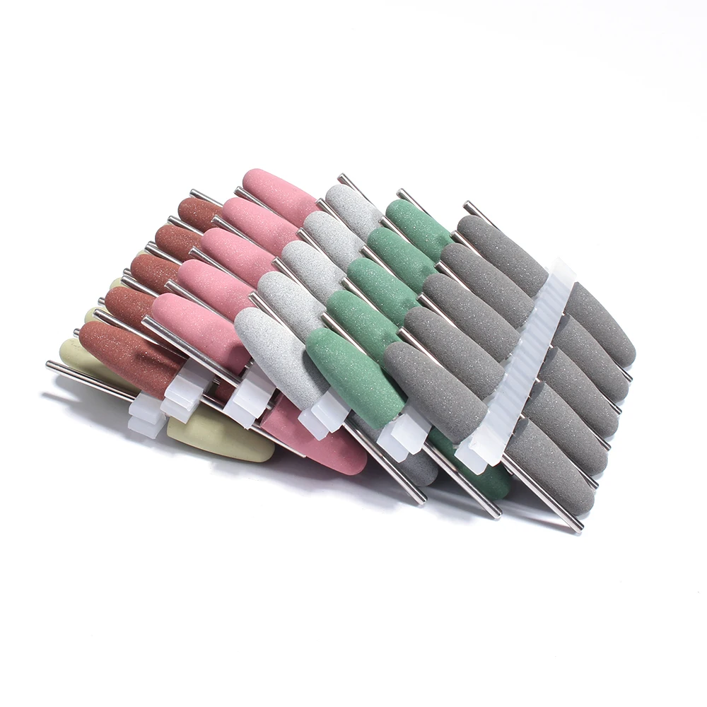 Description Picture 6 of item10pc Silicone Rotary Nail Drill Bit Rubber Manicure Drills Bit Electric Milling Cutter Burr Cuticle Polishing Tools Accessories