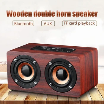 W5 Wireless Bluetooth 5.0 Speaker 10W 2000mAh Wooden Support TF FM Radio Hands Free Call Colum USB Charge For Phone PC Tablet
W5 Wireless Bluetooth 5.0 Speaker 10W 2000mAh Wooden Support TF FM Radio Hands Free Call Colum USB Charge For Phone PC Tablet