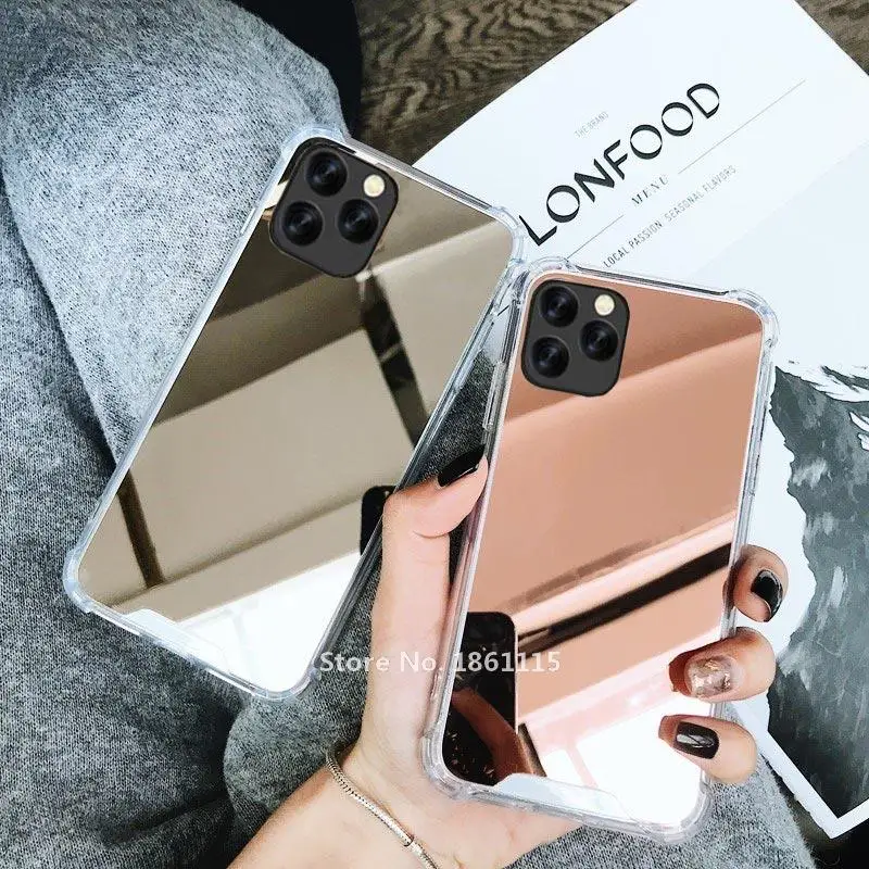 Luxury Mirror Electroplating Soft Shockproof Tpu Cases For 11 PRO X XS MAX XR Cover Protective cases For iPhone 6 6s 7 8Plus
Luxury Mirror Electroplating Soft Shockproof Tpu Cases For 11 PRO X XS MAX XR Cover Protective cases For iPhone 6 6s 7 8Plus