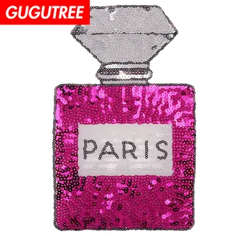 GUGUTREE embroidery Sequins big bottle patch cartoon patches badges applique patches for clothing JW-142
GUGUTREE embroidery Sequins big bottle patch cartoon patches badges applique patches for clothing JW-142