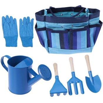 Kids Children Gardening Tools With Garden Gloves And Garden Tote Outdoor Children'S Tool Set(Blue)
Kids Children Gardening Tools With Garden Gloves And Garden Tote Outdoor Children'S Tool Set(Blue)
