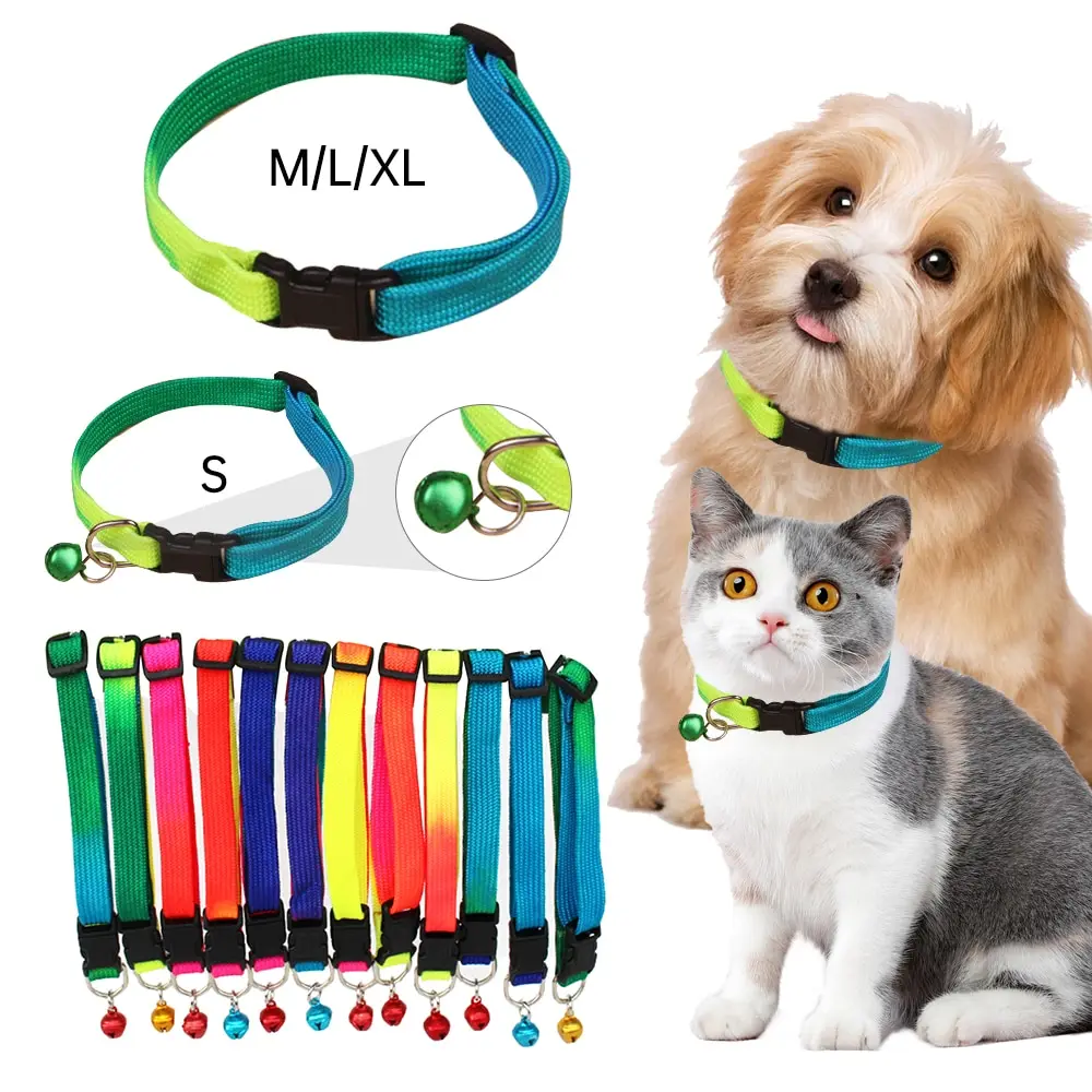 1PC Random Color Color Pet Bell Collar Adjustable Suitable For Cats And Small Dogs Pet Supplies Dog Collars With Bell
1PC Random Color Color Pet Bell Collar Adjustable Suitable For Cats And Small Dogs Pet Supplies Dog Collars With Bell