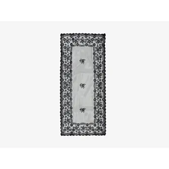 Knitting Board Patterned Console Cover Delicate Black
Knitting Board Patterned Console Cover Delicate Black