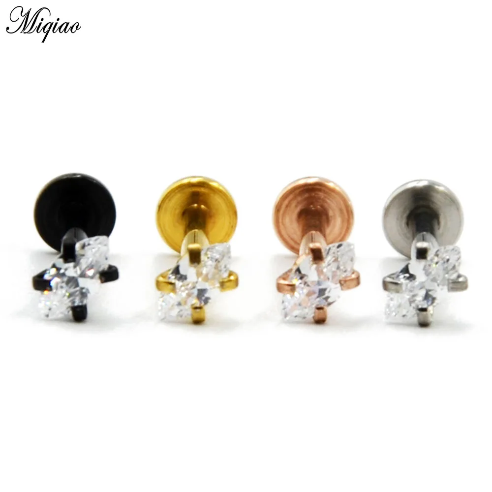 Miqiao 2pc Stainless Steel Lip Nails Internal Threaded Ear Bone Nails Electroplated Straight Rod T Internal Tooth Earrings
Miqiao 2pc Stainless Steel Lip Nails Internal Threaded Ear Bone Nails Electroplated Straight Rod T Internal Tooth Earrings