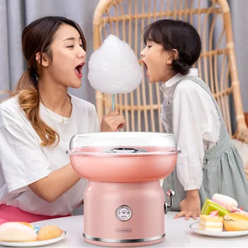 Cotton Candy Machine Household Fancy Candy Machine Electric Fully Automatic Non-Stall for Commercial Use DIY Small