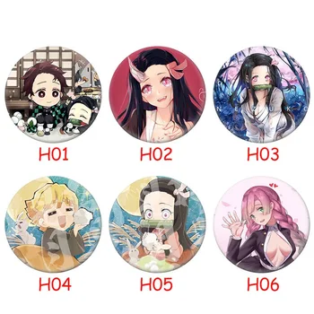 6 Styles Anime Demon Slayer: Kimetsu No Yaiba Kamado Tanjirou Cosplay Badge Cartoon Collect Backpacks Bags Badges Button
6 Styles Anime Demon Slayer: Kimetsu No Yaiba Kamado Tanjirou Cosplay Badge Cartoon Collect Backpacks Bags Badges Button