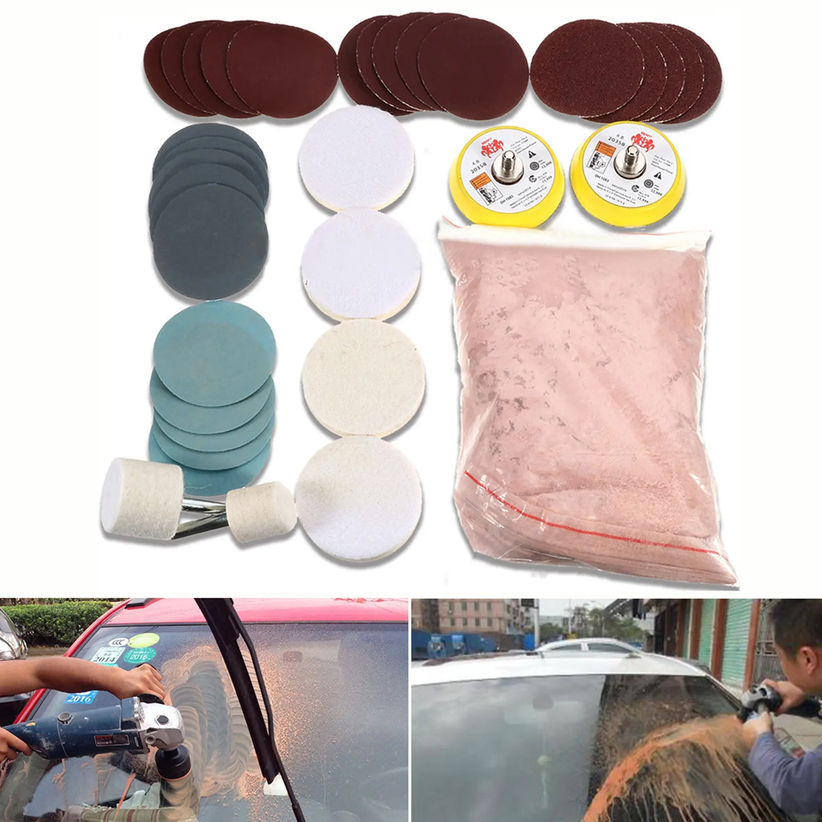 Universal Glass Polishing Kit Car Scratch Repair Cream Scratch Removal Set For Vehicles Repairing Polishing & Grinding Material
Universal Glass Polishing Kit Car Scratch Repair Cream Scratch Removal Set For Vehicles Repairing Polishing & Grinding Material