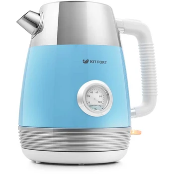 Electric kettle kitfort кт-633-4, 2150 W, Blue