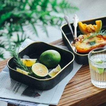 New Vintage Originality Contracted Square Dish Bread Iron Country Wind Garden Party
New Vintage Originality Contracted Square Dish Bread Iron Country Wind Garden Party