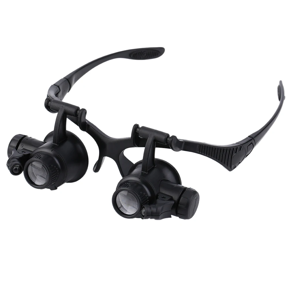 ACEHE 20X Glasses Type Double Eye Binocular Magnifier Watch Repair Tool Magnifier with Two Adjustable LED Lights
ACEHE 20X Glasses Type Double Eye Binocular Magnifier Watch Repair Tool Magnifier with Two Adjustable LED Lights