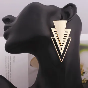 Big Triangle Dangle Earring for Woman Stripe Geometric Round Square Metal Exaggerated Drop Earrings Party Jewelry Punk Girl Gift
Big Triangle Dangle Earring for Woman Stripe Geometric Round Square Metal Exaggerated Drop Earrings Party Jewelry Punk Girl Gift