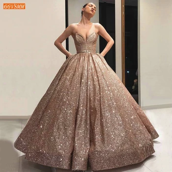 Sparkly Arabic Rose Gold Evening Dresses Long 2020 Sweetheart Ball Gown Women Gala Formal Dress Saudi Arabia Dubai Evening Gowns
Sparkly Arabic Rose Gold Evening Dresses Long 2020 Sweetheart Ball Gown Women Gala Formal Dress Saudi Arabia Dubai Evening Gowns