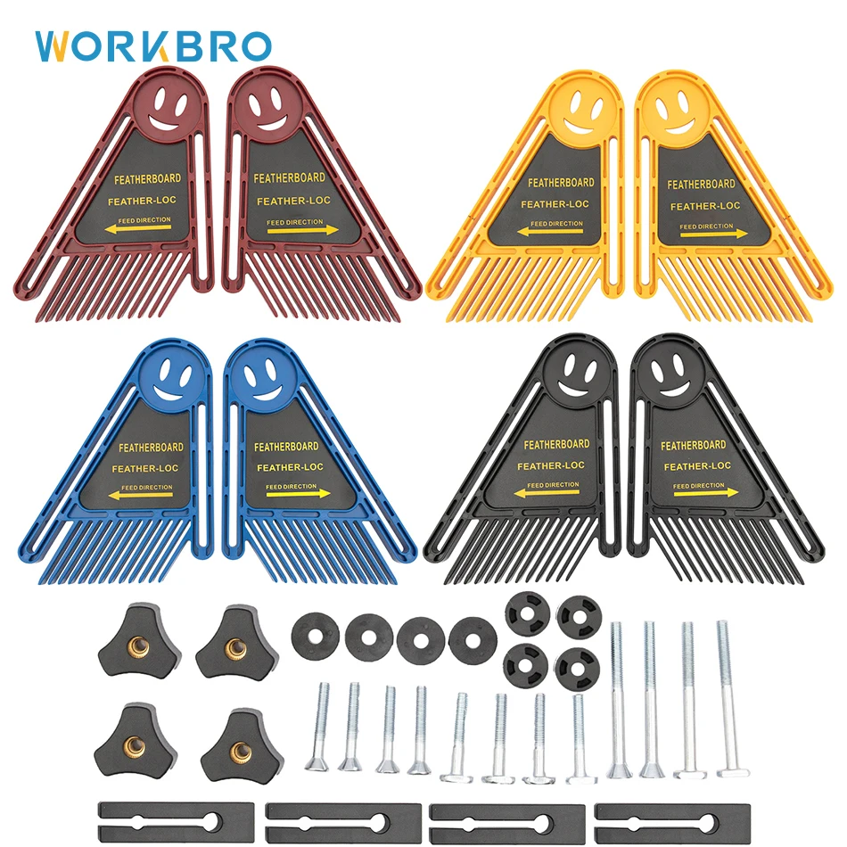Double Feather boards Feather Loc Board for Table Saws Band Saws Router Tables Fences Tools Miter Gauge Slot Woodworking
Double Feather boards Feather Loc Board for Table Saws Band Saws Router Tables Fences Tools Miter Gauge Slot Woodworking