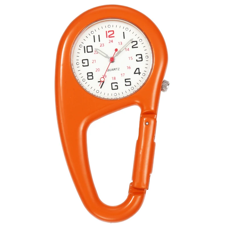 Carabiner Clip Pocket Watch for Nurse Fob Medical Sports Watches Vintage Clock Mountaineering Sports Equipment Dropshipping