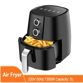 220V 5L Multifunction Air Fryer Chicken Oil free Healthy Food Fryer Pizza Cooker Kitchen Cooking Tools Electric Deep Air Fryer
220V 5L Multifunction Air Fryer Chicken Oil free Healthy Food Fryer Pizza Cooker Kitchen Cooking Tools Electric Deep Air Fryer