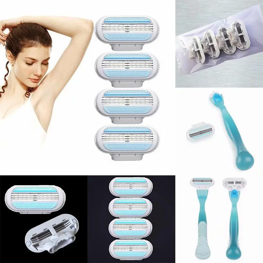4Pcs Compatible MACH Manual Three-layer Razor Blade Shaver for Womens Razor Holder Tool Razor Holder Quick Hair Styler for Girl
4Pcs Compatible MACH Manual Three-layer Razor Blade Shaver for Womens Razor Holder Tool Razor Holder Quick Hair Styler for Girl