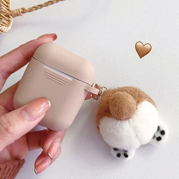 Khaki Headset Cover Earphone Case for AirPods 1 2 Wireless Bluetooth Headset Cover Cute Plush Teddy Pendant Earphone Accessories
Khaki Headset Cover Earphone Case for AirPods 1 2 Wireless Bluetooth Headset Cover Cute Plush Teddy Pendant Earphone Accessories