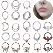 Butterfly Nose Piercing Ring Nase Septum Piercing Ring Titanium Steel Nariz Piercing Ear Cartilage Tragus Goth Piercing Nez Opal
Butterfly Nose Piercing Ring Nase Septum Piercing Ring Titanium Steel Nariz Piercing Ear Cartilage Tragus Goth Piercing Nez Opal