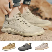 MEN Leather Shoes Comfort Leisure Trend Shoe Men's Sports Casual Retro Sneakers Lace Up Low Top Footwear Trainers
MEN Leather Shoes Comfort Leisure Trend Shoe Men's Sports Casual Retro Sneakers Lace Up Low Top Footwear Trainers