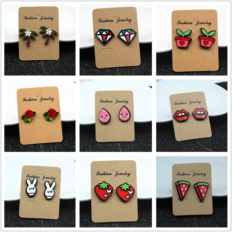 Fashion Jewelry Cute Cartoon Rose Watermelon Cherry stud Earrings For Women and Girls Creative Art Fruits Plants Earrings gift
Fashion Jewelry Cute Cartoon Rose Watermelon Cherry stud Earrings For Women and Girls Creative Art Fruits Plants Earrings gift