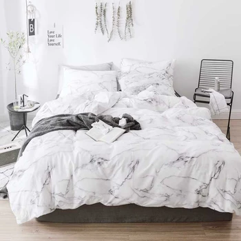 Marble Patterned Bedding Set Quilt Cover Pillow Case 3 Piece Set Single Bed King Bed Cotton Quilt Cover (No Sheets Are Not Fille
Marble Patterned Bedding Set Quilt Cover Pillow Case 3 Piece Set Single Bed King Bed Cotton Quilt Cover (No Sheets Are Not Fille